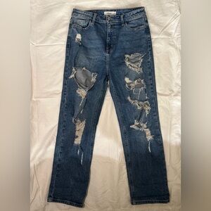 Cello Distressed Blue Jeans